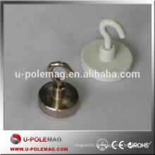 POT08 Serie Magnet mit Haken Stark Ferrit Magnet